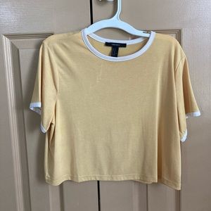 forever 21 cropped tee